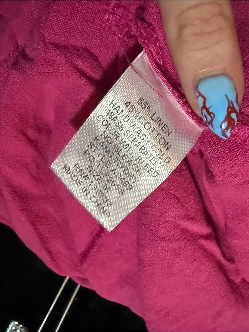 Umgee Fuchsia Button-Front Tiered Shirt Dress - Picture 4 of 5